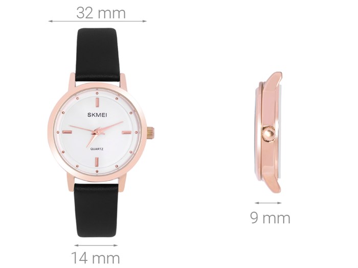 Đồng hồ Nữ Skmei SK-1457 Màu Trắng - Đen
