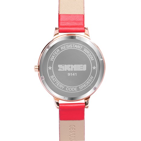 Đồng hồ Nữ Skmei SK-9141 Màu Đỏ