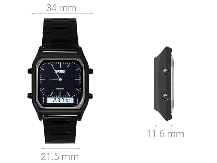 Đồng hồ SKMEI 34 mm Nữ SK-1220 Màu Đen