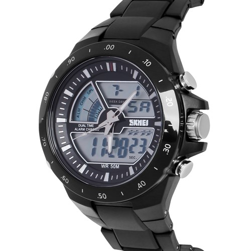 Đồng hồ Nam Skmei SK-1016 Màu Đen - Đỏ