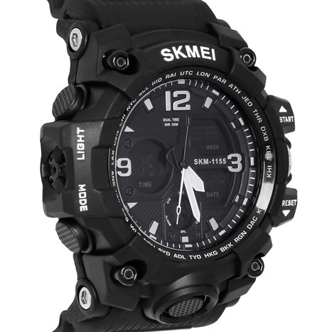 Đồng hồ Nam Skmei SK-1155B Màu Đen