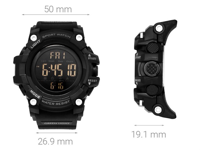 Đồng hồ Nam Skmei SK-1384 Màu Đen