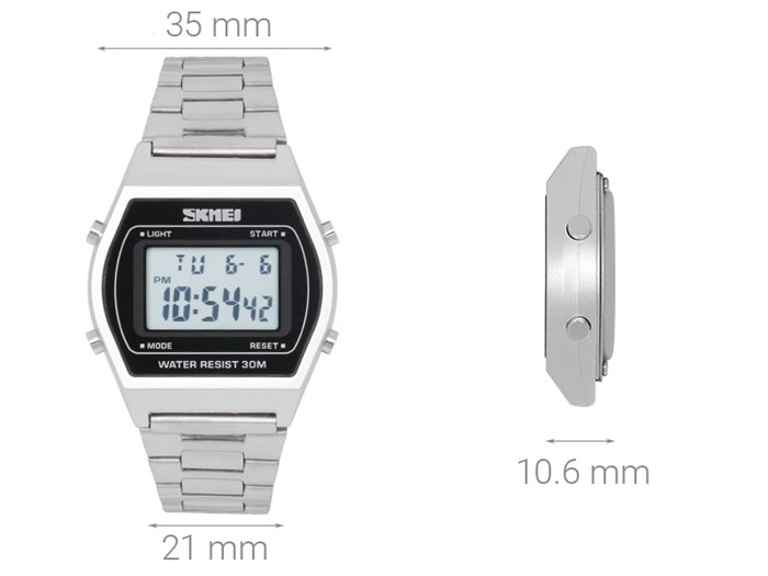 Đồng hồ Nữ Skmei SK-1328 Màu Bạc