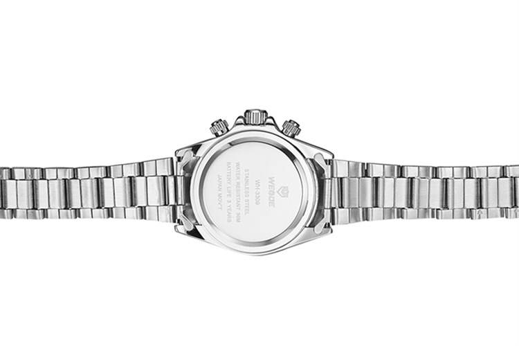 Đồng hồ Nam Weide WH3309-2C Màu Bạc