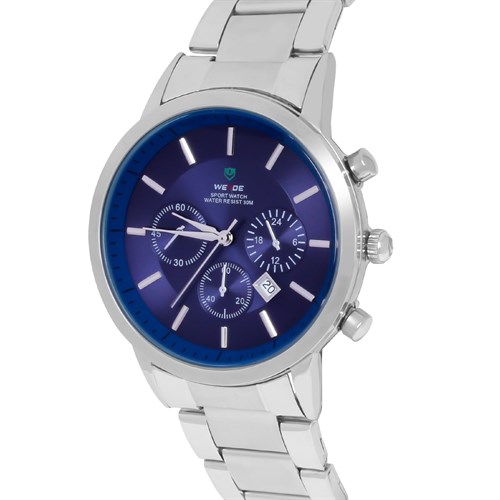 Đồng hồ Nam Weide WH3312-3C Màu Bạc