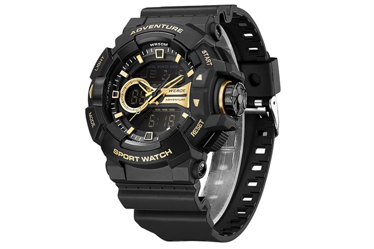 Đồng hồ Nam Weide WA3J8002-6C Màu Đen