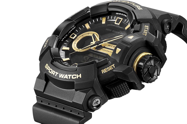 Đồng hồ Nam Weide WA3J8002-6C Màu Đen