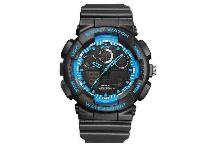 Đồng hồ Nam Weide WA3J8003-3C Màu Đen - xanh dương