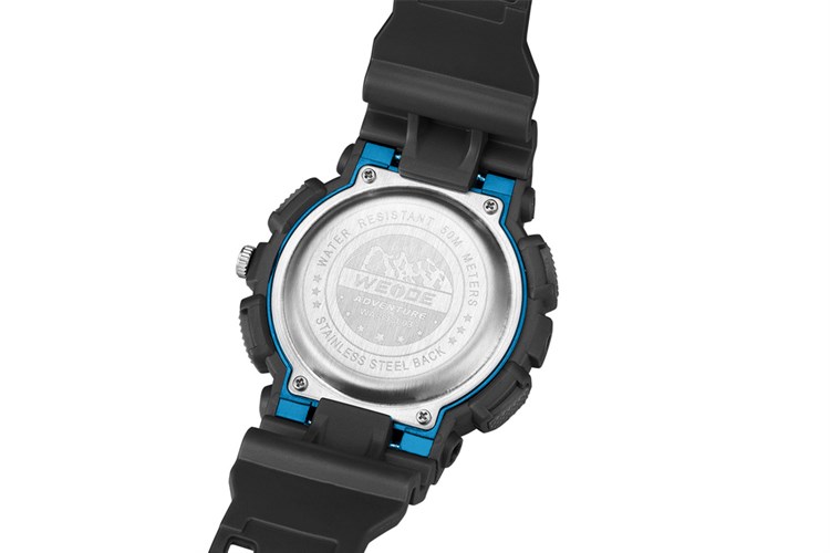 Đồng hồ Nam Weide WA3J8003-3C Màu Đen - xanh dương