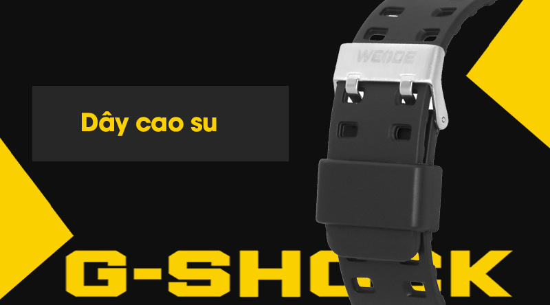 Đồng hồ Nam Weide WA3J8007-3C có dây đeo cao su Đồng hồ Nam Weide WA3J8007-3C có dây đeo cao su