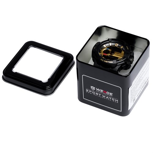 Đồng hồ Nam Weide WA3J8009-2C Màu Đen - Vàng