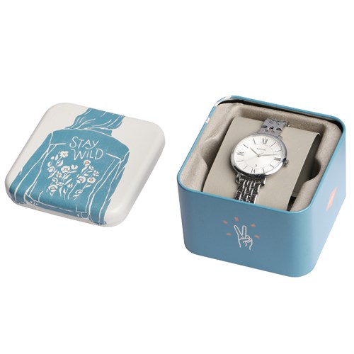 Đồng hồ FOSSIL Carlie 35.7 mm Nữ ES3433 Màu Bạc