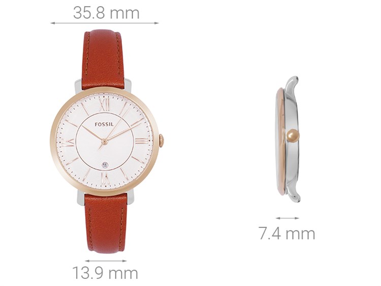 Đồng hồ FOSSIL 35.8 mm Nữ ES3842 Màu Cam