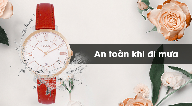 Đồng hồ Nữ Fossil ES3842 có chỉ số chống nước 3ATM Đồng hồ Nữ Fossil ES3842 có chỉ số chống nước 3ATM