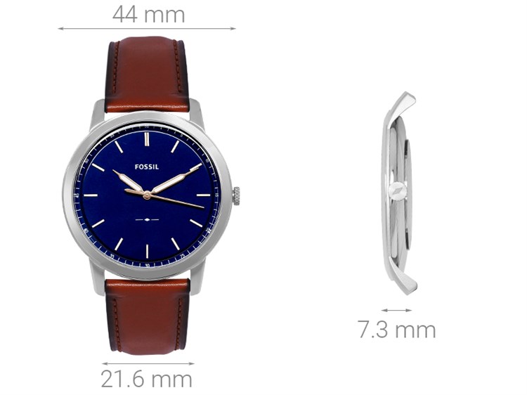 Đồng hồ FOSSIL 44 mm Nam FS5304 Màu Nâu
