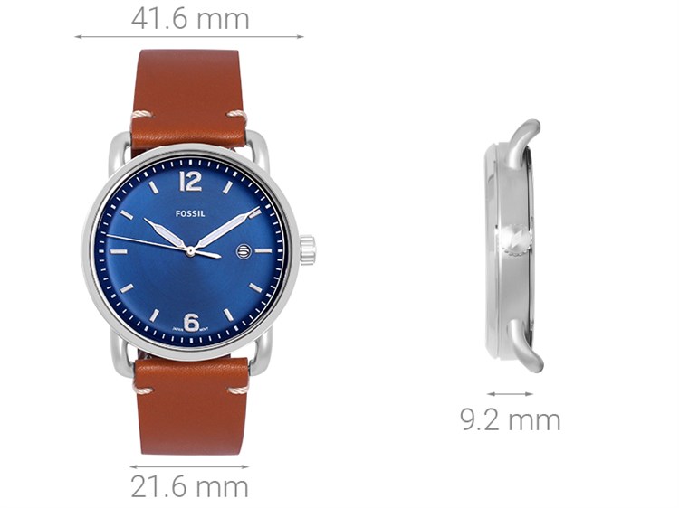 Đồng hồ FOSSIL 41.6 mm Nam FS5325 Màu Nâu