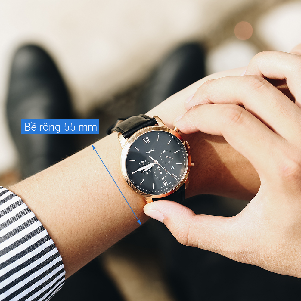 Đồng hồ FOSSIL Carlie 44 mm Nam FS5381