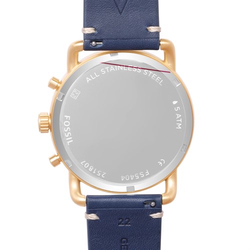 Đồng hồ FOSSIL Carlie 42 mm Nam FS5404 Màu Xanh Dương