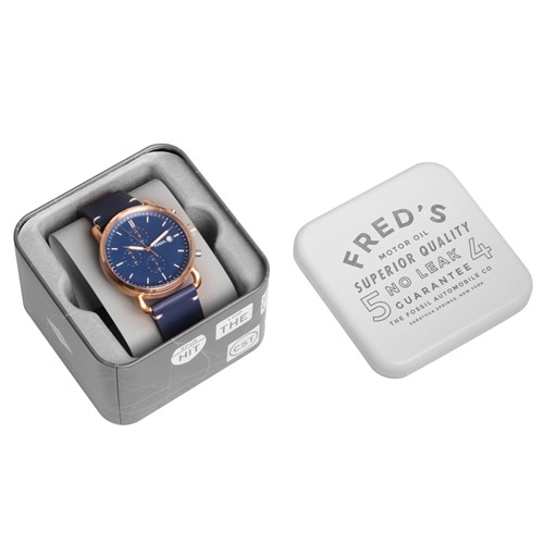 Đồng hồ FOSSIL Carlie 42 mm Nam FS5404 Màu Xanh Dương