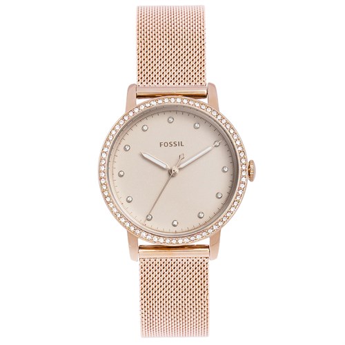 Đồng hồ FOSSIL Carlie 33.5 mm Nữ ES4364 Màu Vàng Hồng