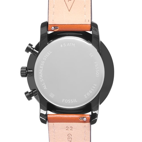 Đồng hồ FOSSIL 44 mm Nam FS5501 Màu Nâu