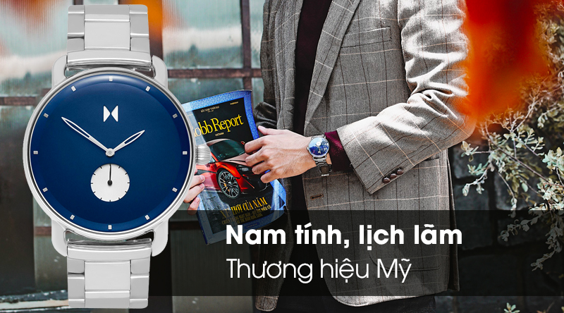 Đồng hồ Nam MVMT D-MR01-BLUS - Bạc với thiết kế nam tính và thanh lịch Đồng hồ Nam MVMT D-MR01-BLUS - Bạc với thiết kế nam tính và thanh lịch