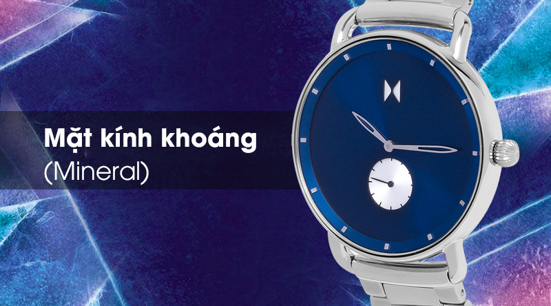 Đồng hồ Nam MVMT D-MR01-BLUS - Bạc có mặt kính khoáng trong suốt Đồng hồ Nam MVMT D-MR01-BLUS - Bạc có mặt kính khoáng trong suốt