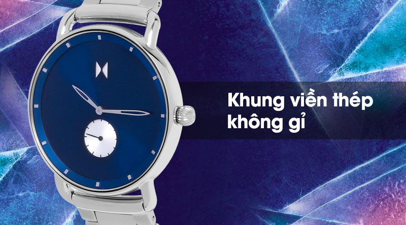 Đồng hồ Nam MVMT D-MR01-BLUS - Bạc có khung viền bền chắc Đồng hồ Nam MVMT D-MR01-BLUS - Bạc có khung viền bền chắc