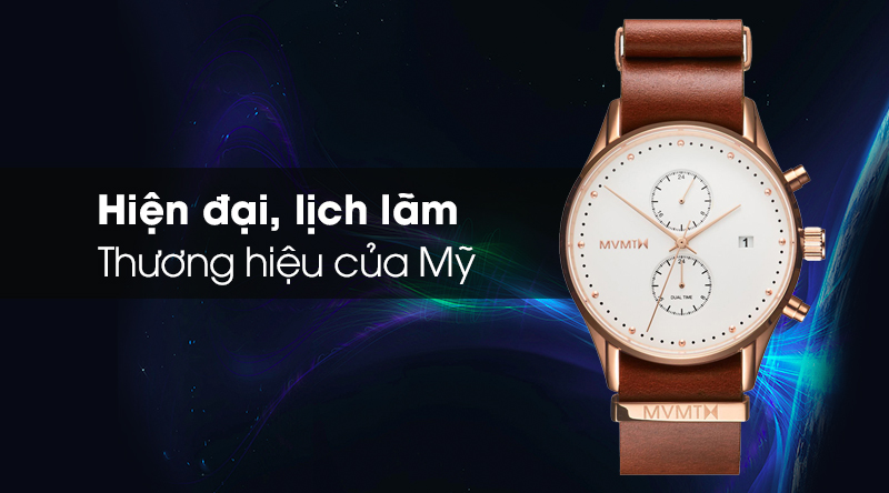 Đồng hồ nam MVMT D-MV01-RGNA2 - Nâu có kiểu dáng thanh lịch Đồng hồ nam MVMT D-MV01-RGNA2 - Nâu có kiểu dáng thanh lịch