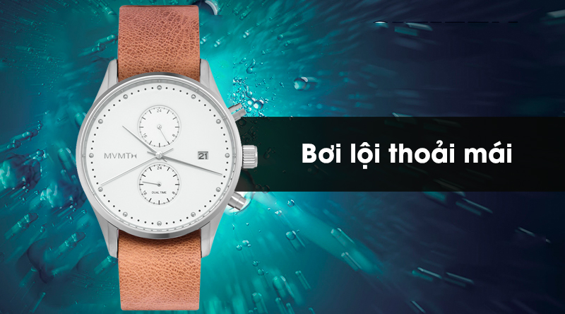 Đồng hồ nam MVMT D-MV01-WT thoải mái bơi lội