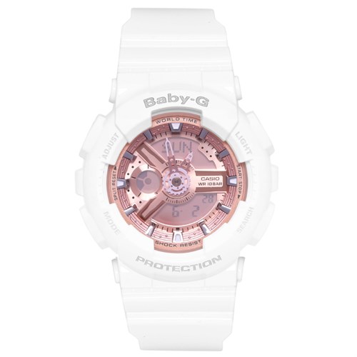 Đồng hồ Nữ Baby-G BA-110-7A1SDR Màu Trắng