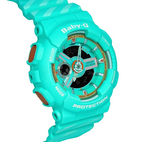 Đồng hồ BABY-G BA-110 43 mm Nữ BA-110CH-3ADR Màu Xanh ngọc