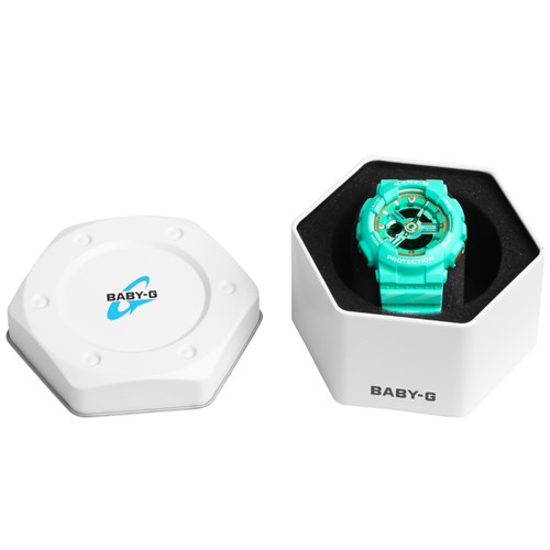 Đồng hồ BABY-G BA-110 43 mm Nữ BA-110CH-3ADR Màu Xanh ngọc