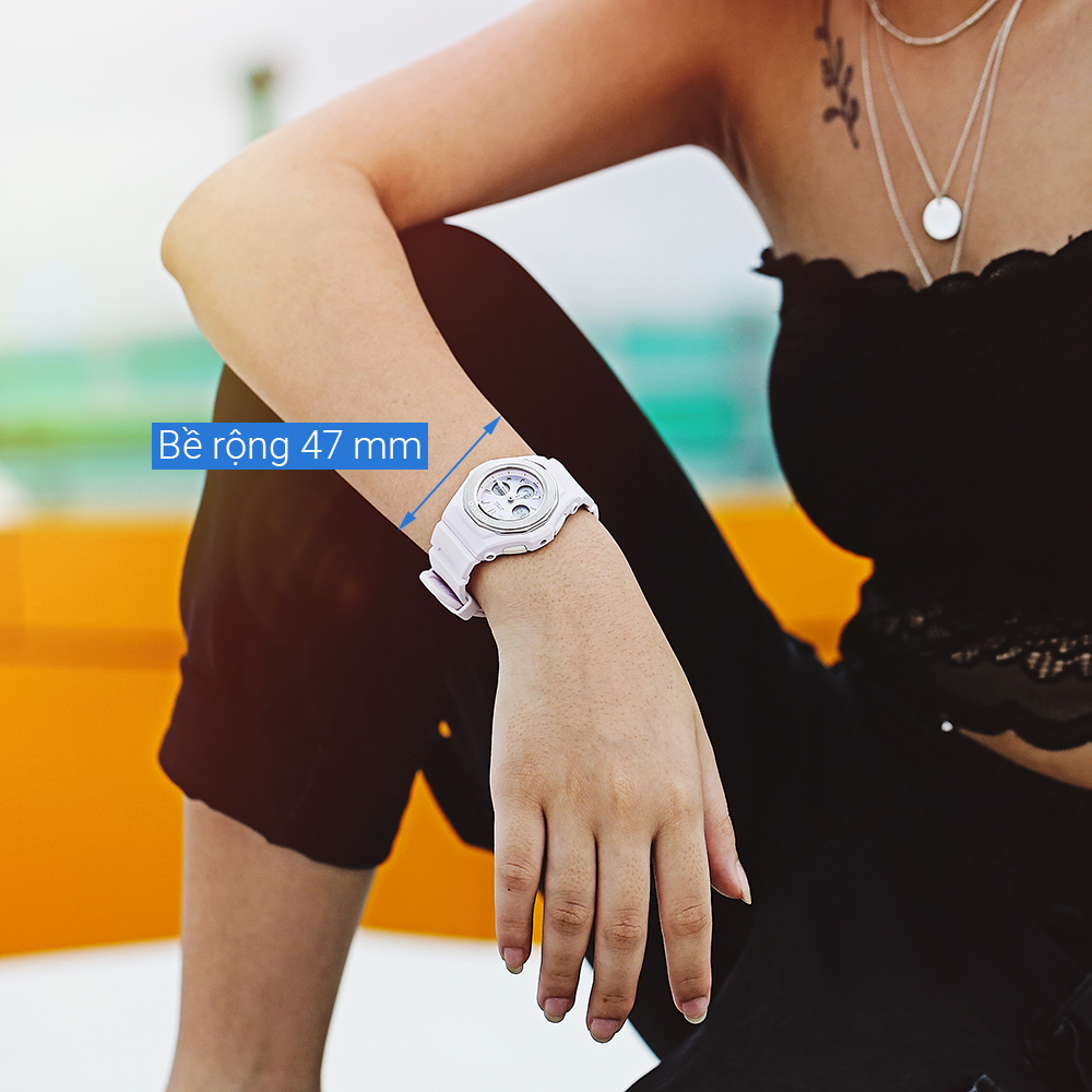 Đồng hồ BABY-G 39 mm Nữ BGA-100ST-4ADR