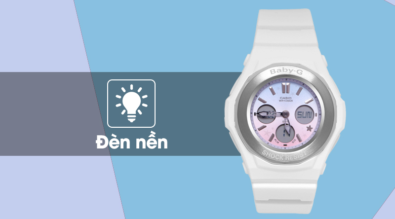 Baby-G BGA-100ST-7ADR đèn nền cực sáng Baby-G BGA-100ST-7ADR đèn nền cực sáng