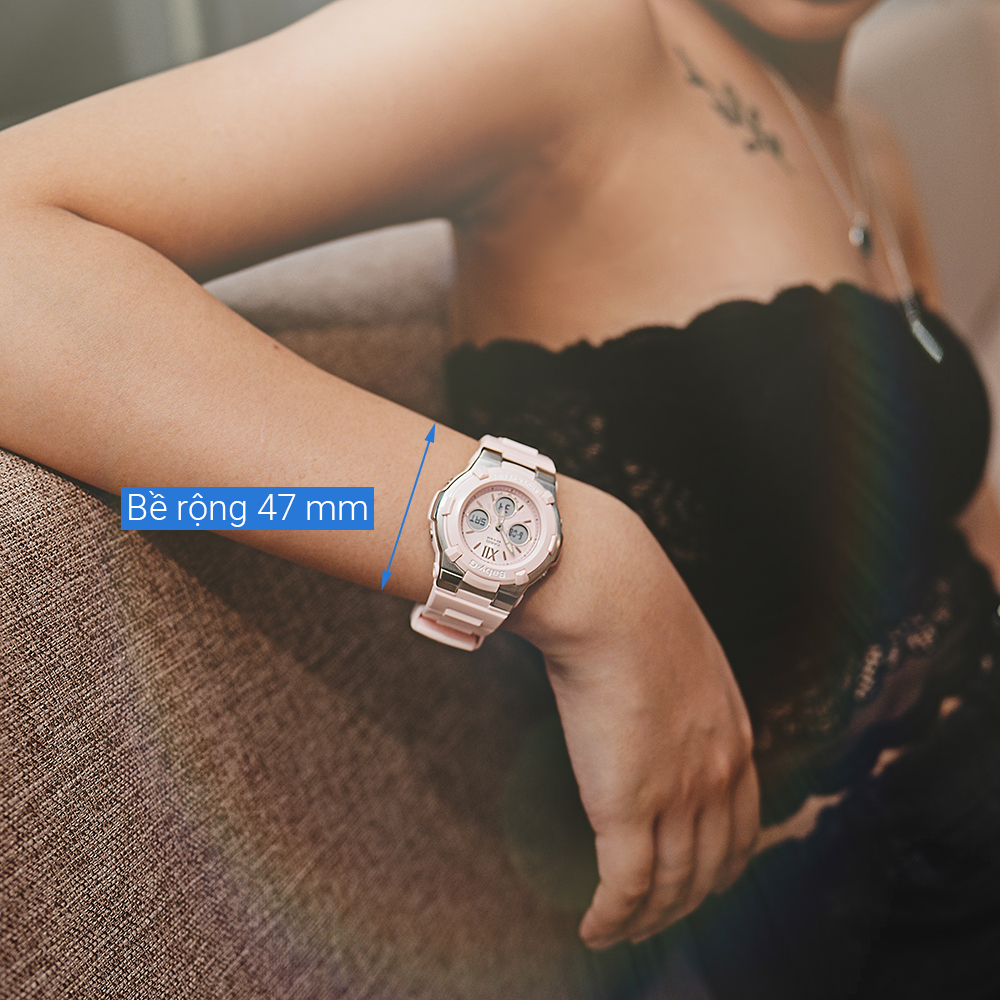 Đồng hồ BABY-G 42.2 mm Nữ BGA-110BL-4BDR