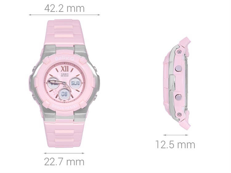 Đồng hồ BABY-G 42.2 mm Nữ BGA-110BL-4BDR Màu Hồng