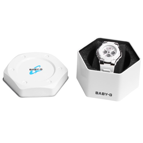 Đồng hồ BABY-G 42.2 mm Nữ BGA-110BL-7BDR Màu Trắng