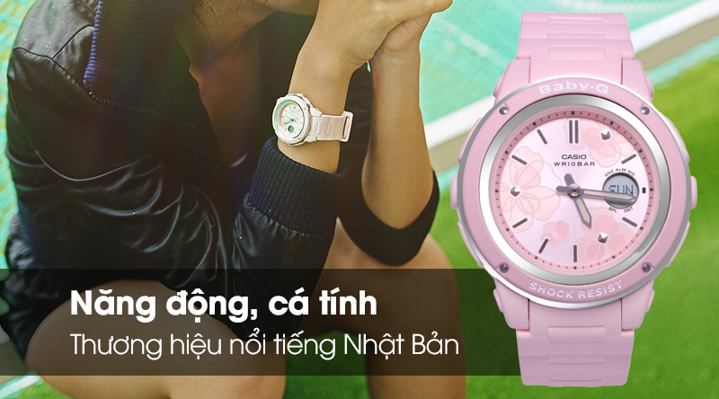 Đồng hồ Nữ Baby-G BGA-150FL-4ADR thiết kế cá tính Đồng hồ Nữ Baby-G BGA-150FL-4ADR thiết kế cá tính