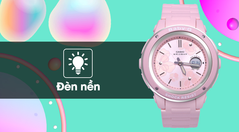 Đồng hồ Nữ Baby-G BGA-150FL-4ADR trang bị đèn led Đồng hồ Nữ Baby-G BGA-150FL-4ADR trang bị đèn led