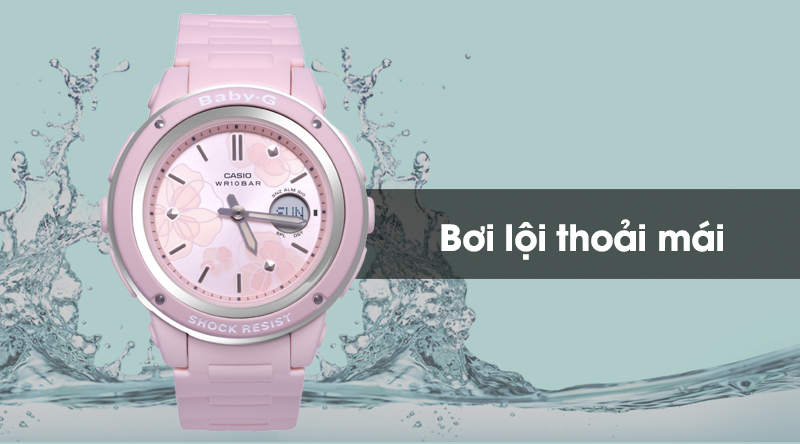 Đồng hồ Nữ Baby-G BGA-150FL-4ADR chống nước Đồng hồ Nữ Baby-G BGA-150FL-4ADR chống nước