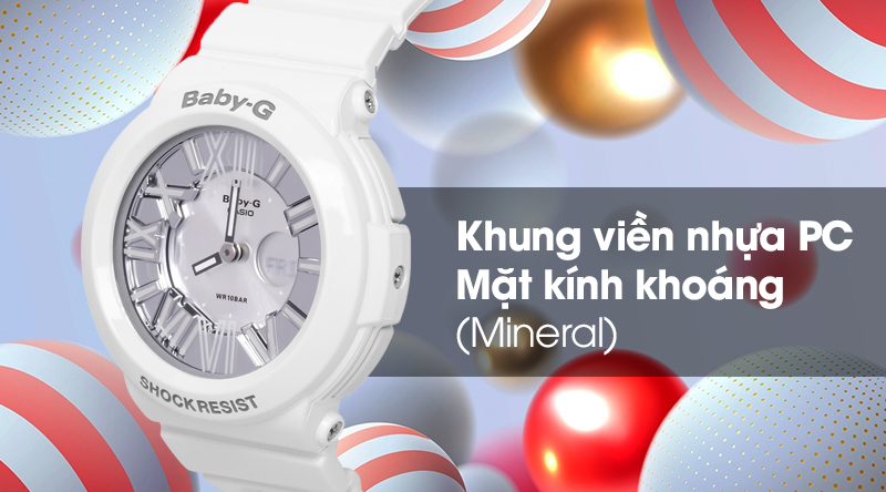 Đồng hồ nữ Baby-G BGA-160-7B1DR chống va đập tốt Đồng hồ nữ Baby-G BGA-160-7B1DR chống va đập tốt