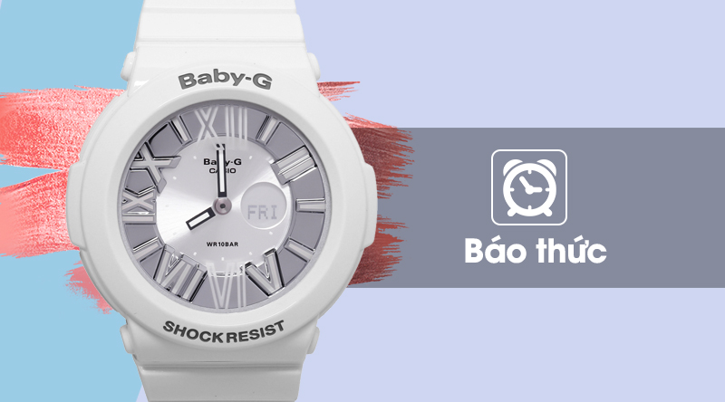 Đồng hồ Nữ Baby-G BGA-160-7B1DR có chức năng báo thức Đồng hồ Nữ Baby-G BGA-160-7B1DR có chức năng báo thức