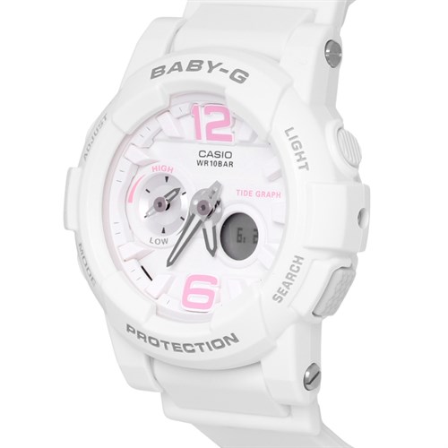 Đồng hồ BABY-G 43.5 mm Nữ BGA-180BE-7BDR Màu Trắng