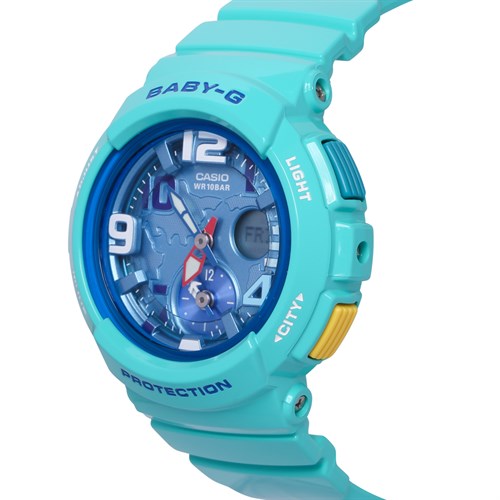 Đồng hồ BABY-G 44 mm Nữ BGA-190-3BDR Màu Xanh ngọc