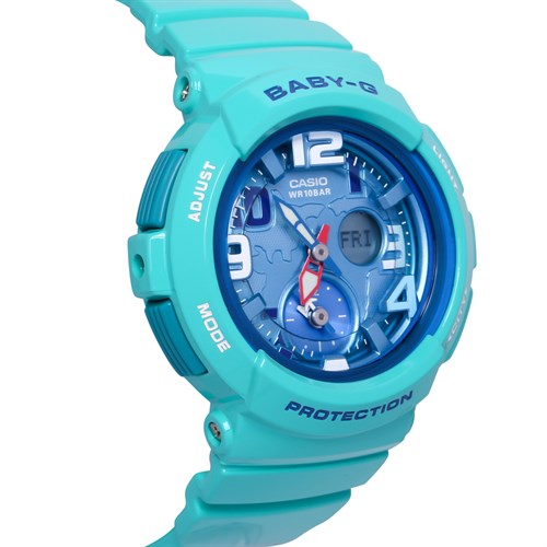 Đồng hồ BABY-G 44 mm Nữ BGA-190-3BDR Màu Xanh ngọc
