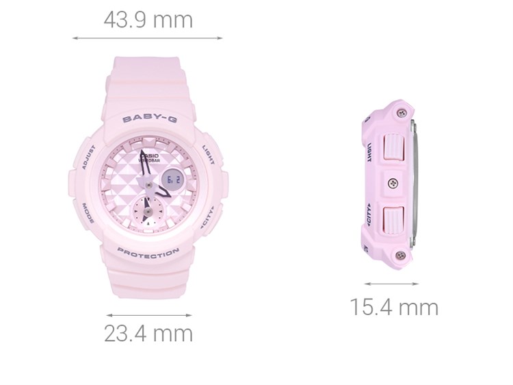 Đồng hồ Nữ Baby-G BGA-190BE-4ADR Màu Hồng