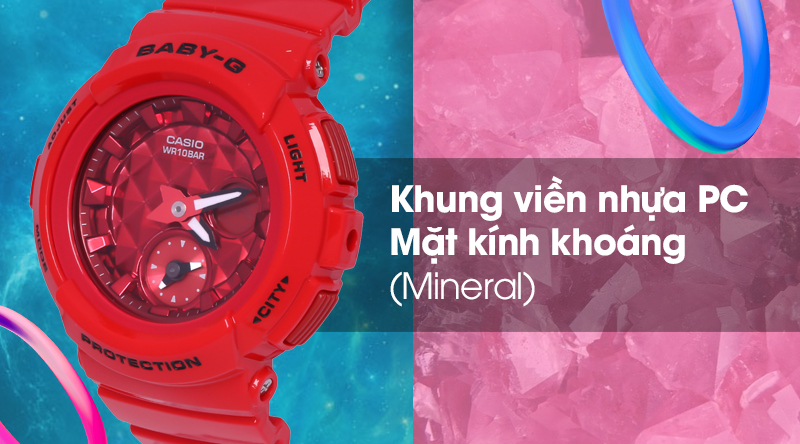 Đồng hồ Nữ Baby-G BGA-195M-4ADR chống va đập Đồng hồ Nữ Baby-G BGA-195M-4ADR chống va đập