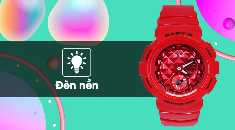 Đồng hồ Nữ Baby-G BGA-195M-4ADR trang bị đèn led Đồng hồ Nữ Baby-G BGA-195M-4ADR trang bị đèn led