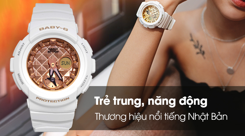 Đồng hồ Nữ Baby-G BGA-195M-7ADR thiết kế trẻ trung Đồng hồ Nữ Baby-G BGA-195M-7ADR thiết kế trẻ trung